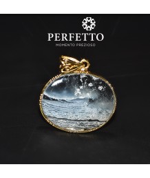 BLUE DUMORTIERITE QUARTZ Pendant